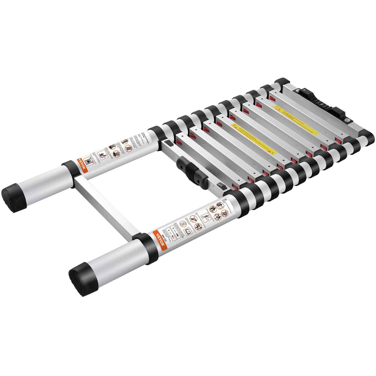 VEVOR 10.5 ft Telescoping Aluminum Ladder. Multi-Purpose Portable Extension