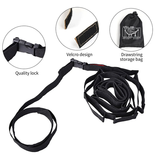 1.8 Outdoor Hanging Rope Portable Lanyard Canopy Hanger Camping Campsite Storage Strap Hiking Tent Accessories Camping Gear