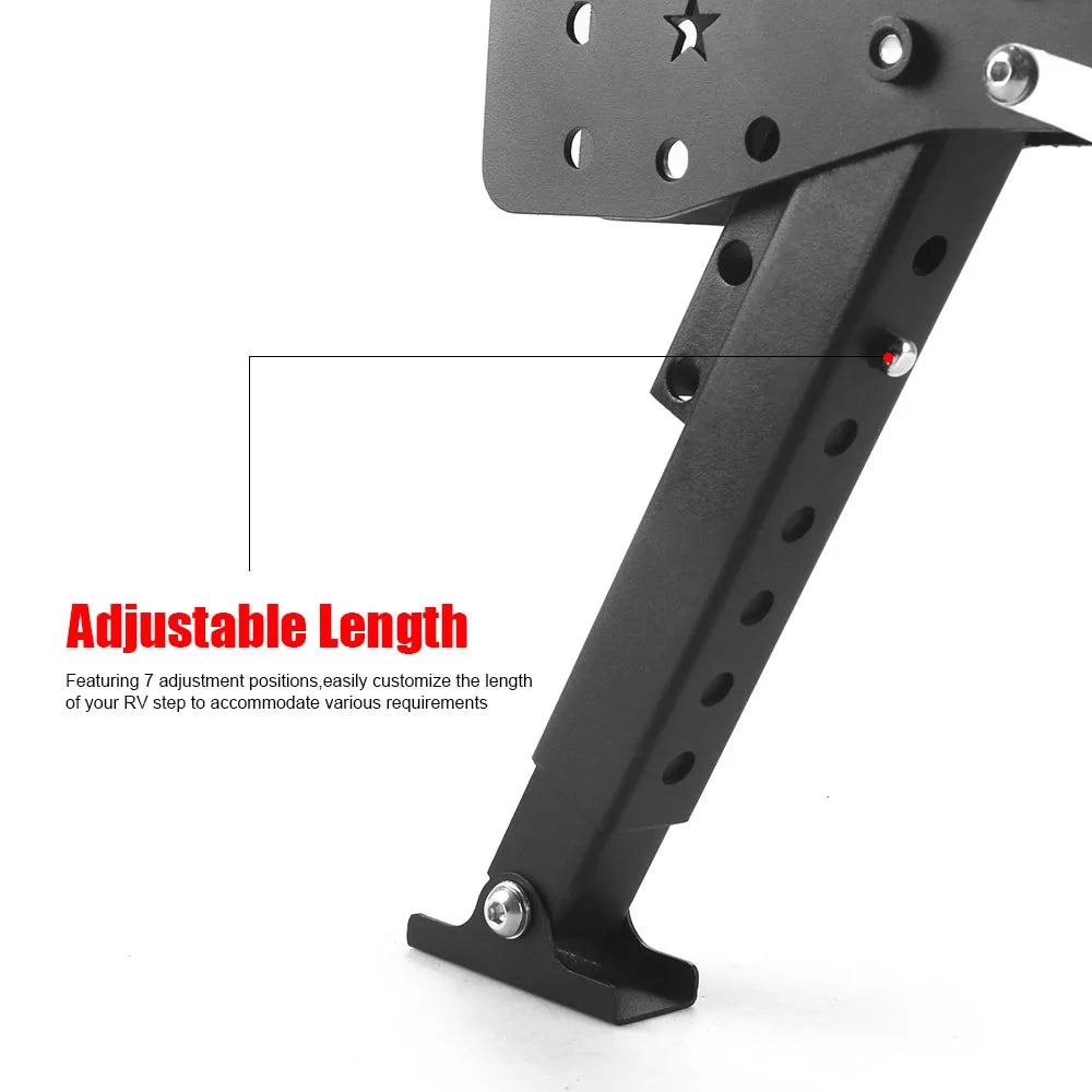 RV Step Stabilizer for Camper Steps RV Step Support stabilizer Stair stabilizer for Travel Trailers Height Ranges 2.8" to 11.3"
