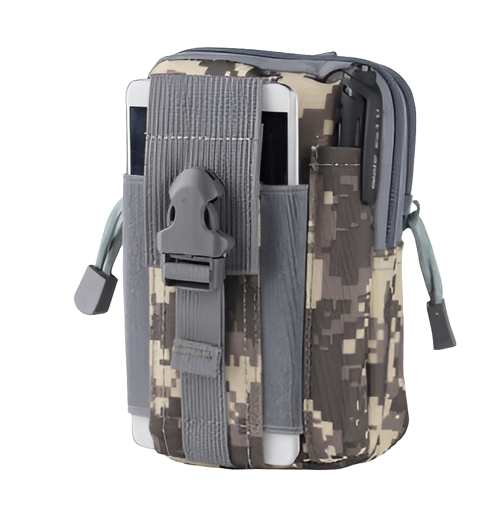 Outdoor Sports Molle Tactical Pocket Male 5.5 6 Inch Waterproof Mobile Phone Bag