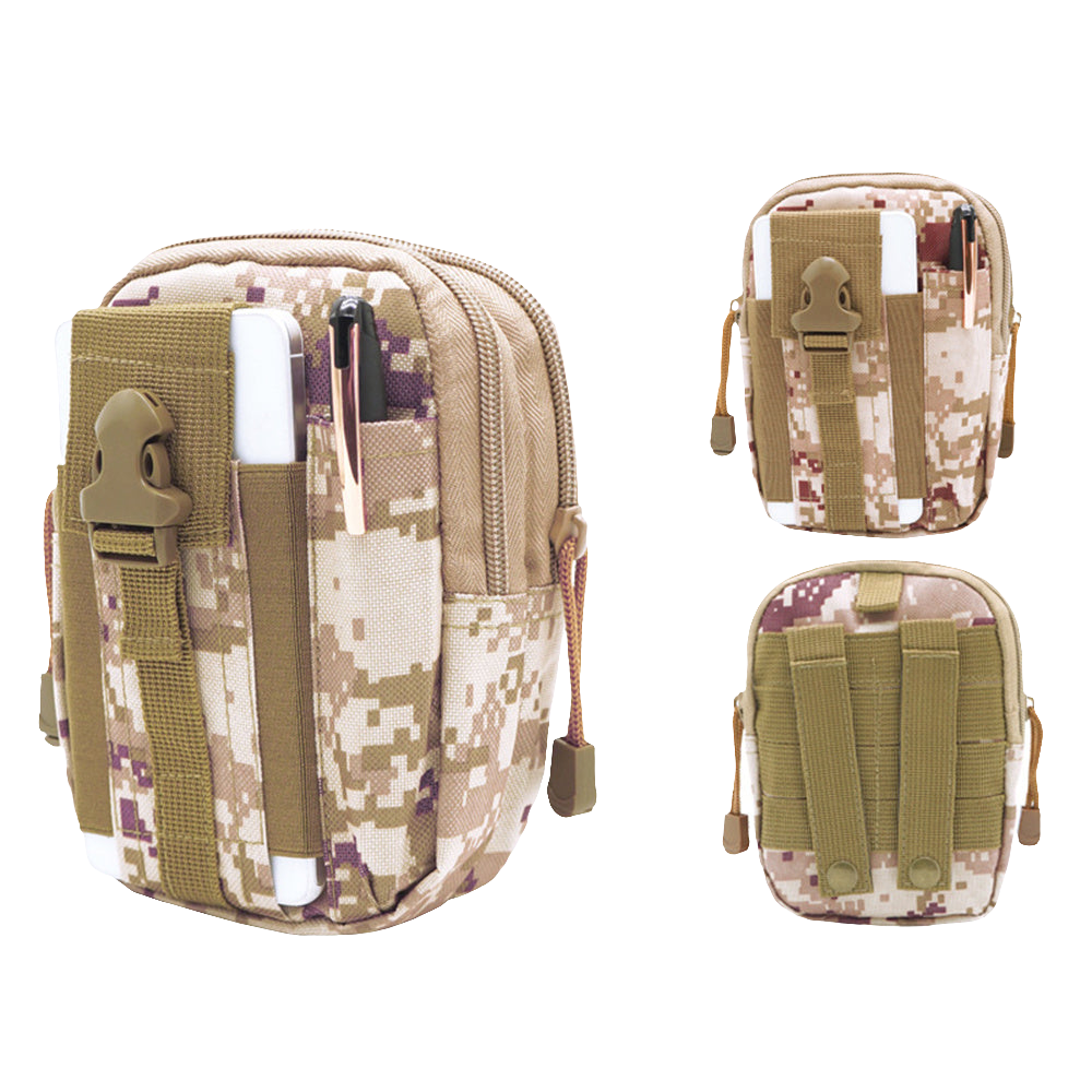 Outdoor Sports Molle Tactical Pocket Male 5.5 6 Inch Waterproof Mobile Phone Bag