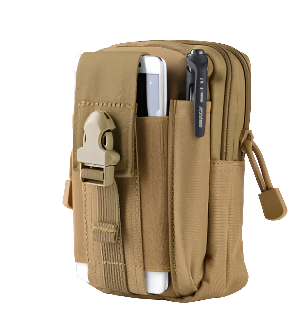 Outdoor Sports Molle Tactical Pocket Male 5.5 6 Inch Waterproof Mobile Phone Bag