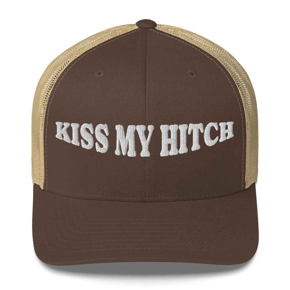 Kiss My Hitch Six Panel Trucker Hat