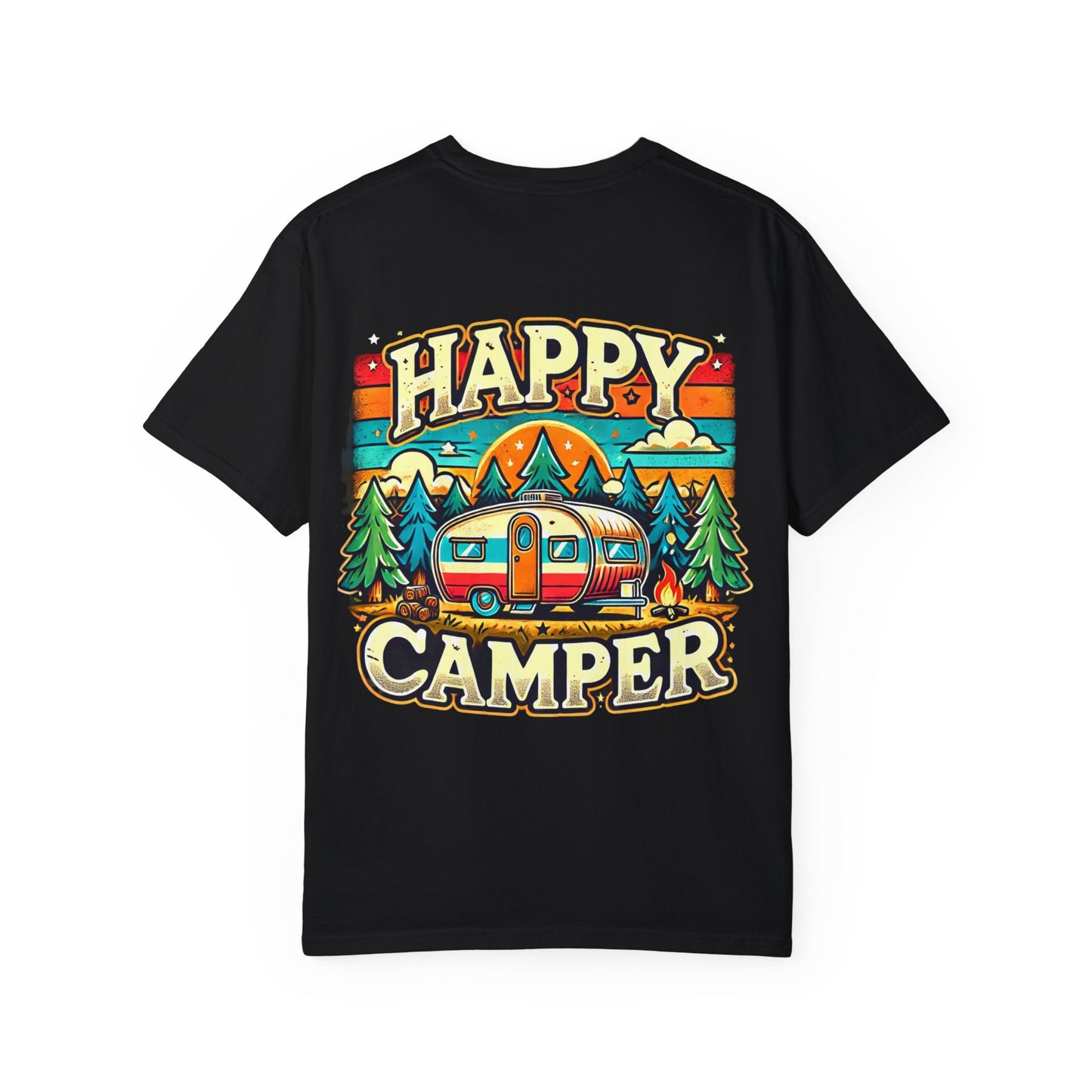 Happy Camper Graphic Garment-Dyed T-Shirt