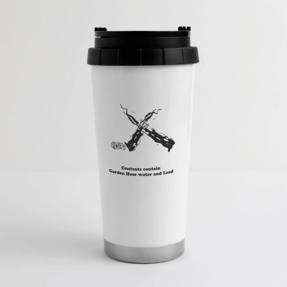 Gen X 16 oz Travel Mug - white