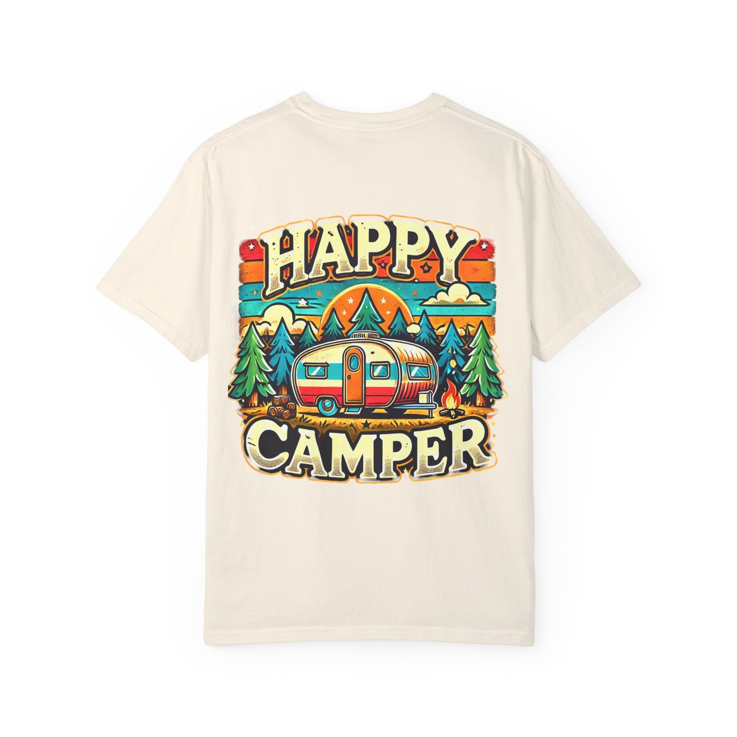 Happy Camper Graphic Garment-Dyed T-Shirt
