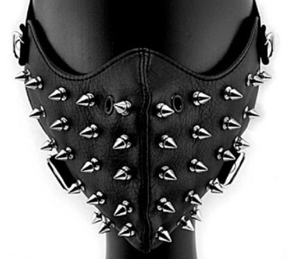 Studded Punk Skull Cycling Mask
