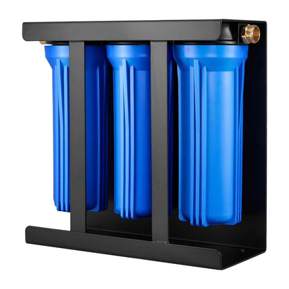 3-Cartridge RV Water Filtration System with Bracket