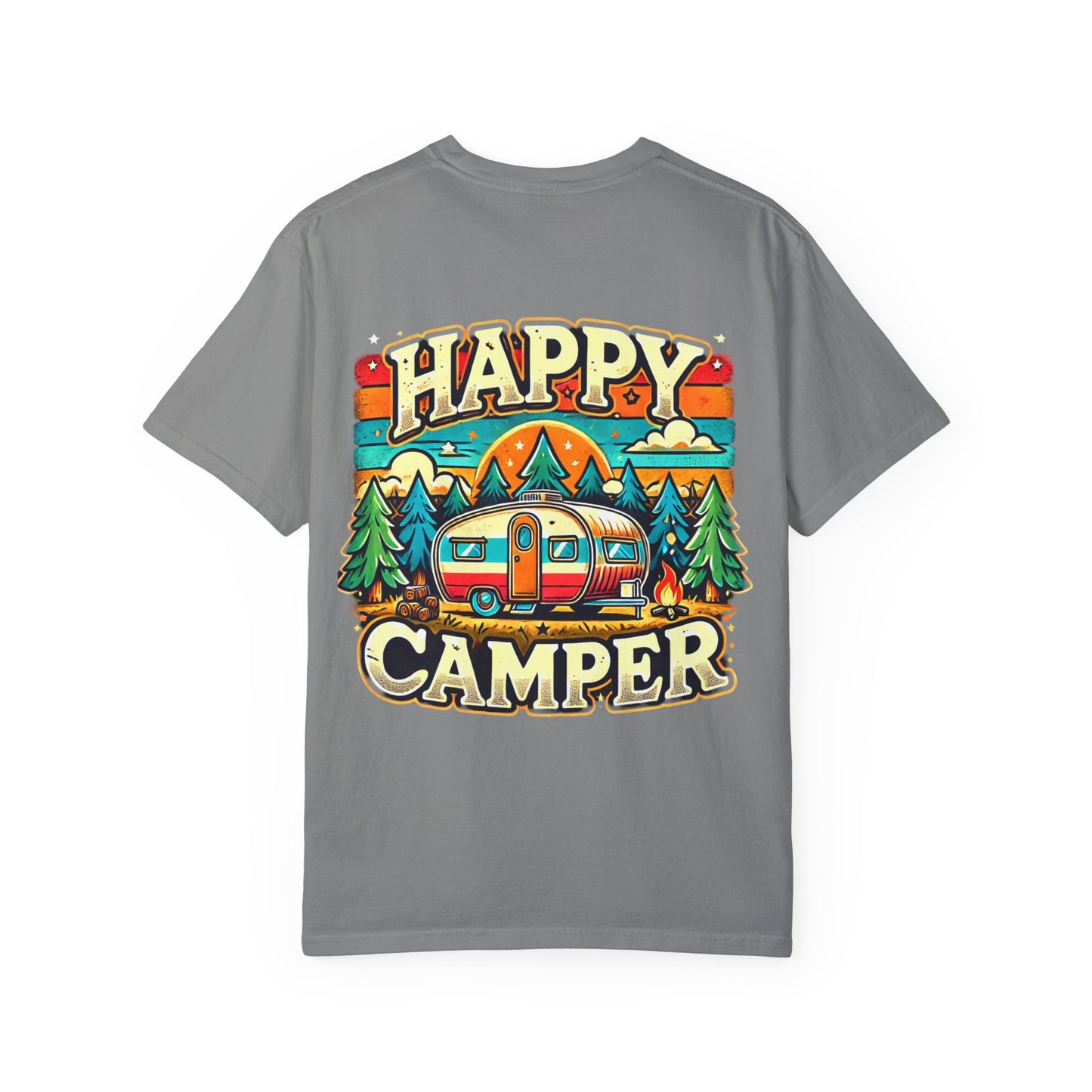 Happy Camper Graphic Garment-Dyed T-Shirt