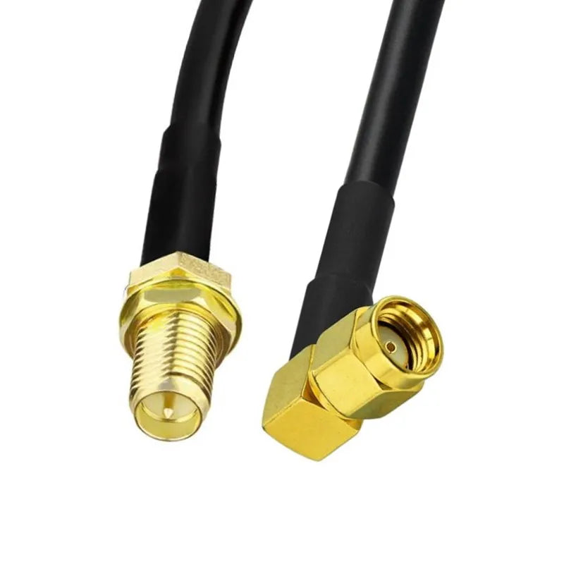 SMA Male to SMA Male RG58 Coaxial Cable 1M 3M 5M 10M 20M SMA Plug 3G 4G WiFi Antenna Extension Cable Connector Adapter Pigtail