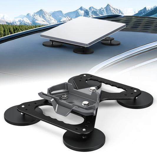 Starlink Mini Magnetic Roof Mount, 320 lb Heavy Duty Aluminum Alloy for Truck, RV, Boat & Car
