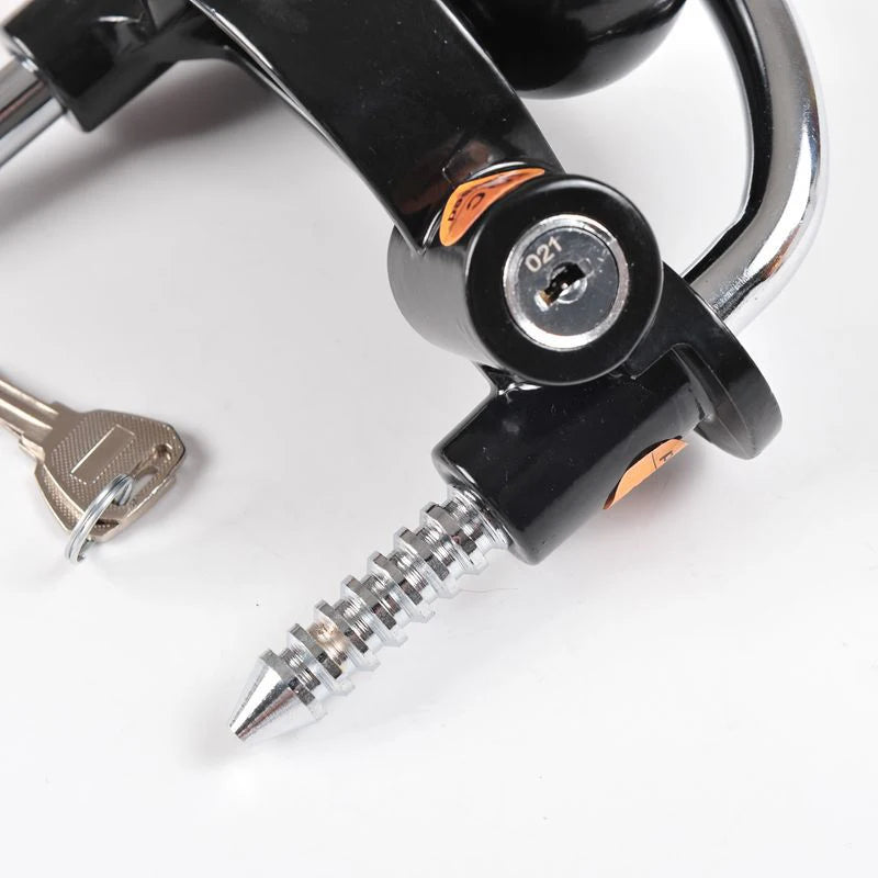 Password type trailer lock Key type trailer lock Stainless steel house anti-theft lock Flower basket type car lock Trailer hook