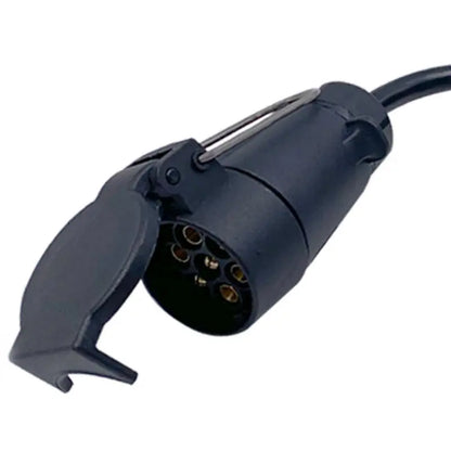 Trailer Light Connector USA To EU 7-Way Blade Socket Plug Adapter Vehicle Linker Trailer Connector Towbar Towing Plug Adapter