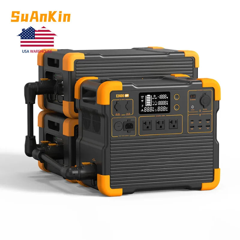 New Arrival High Capacity 2048Wh Lifepo4 Battery Solar Generator Power Station Portable for RV Solar Power