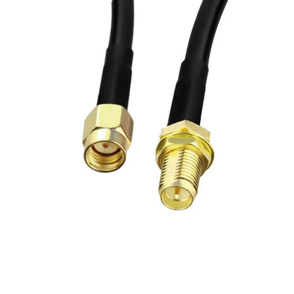 SMA Male to SMA Male RG58 Coaxial Cable 1M 3M 5M 10M 20M SMA Plug 3G 4G WiFi Antenna Extension Cable Connector Adapter Pigtail