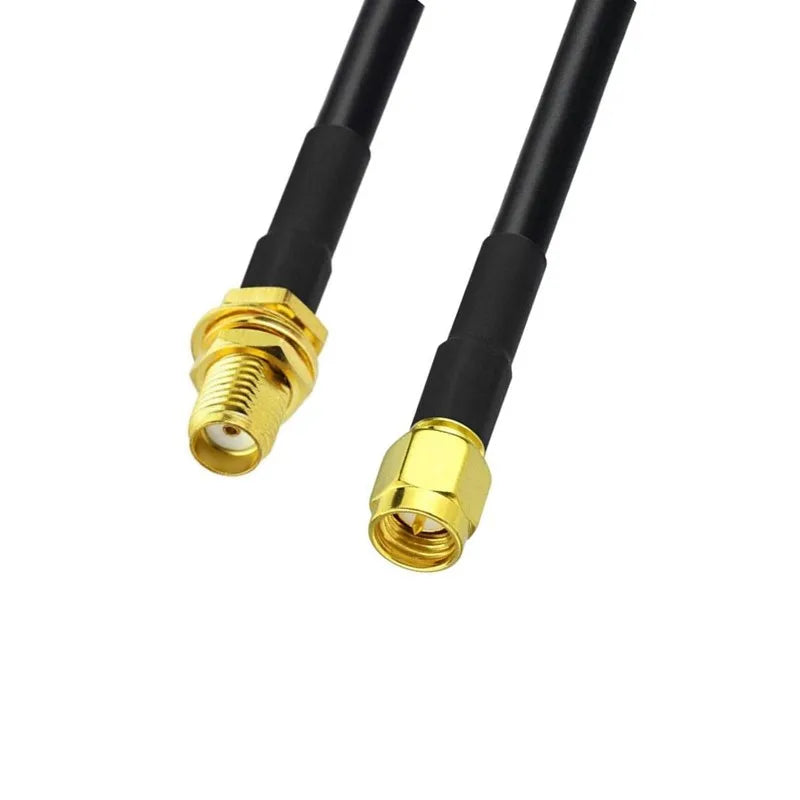 SMA Male to SMA Male RG58 Coaxial Cable 1M 3M 5M 10M 20M SMA Plug 3G 4G WiFi Antenna Extension Cable Connector Adapter Pigtail