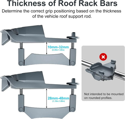 Starlink Mini V4 Adjustable Aluminum Roof Pole Mount for RV and Vehicle