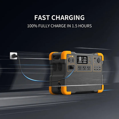 New Arrival High Capacity 2048Wh Lifepo4 Battery Solar Generator Power Station Portable for RV Solar Power