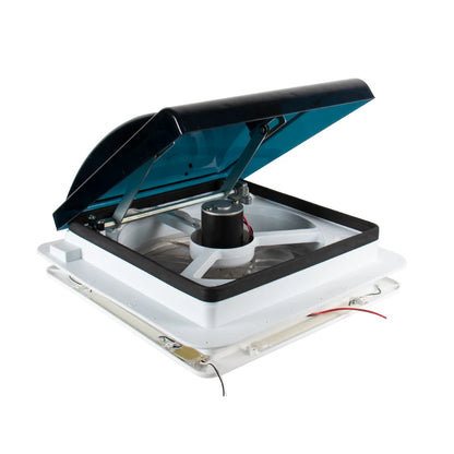 RV Roof Ventilation Fan, 12V Manual Control with LED, Camper Exhaust Vent