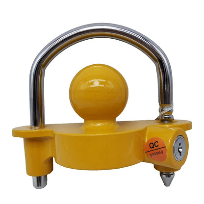 Trailer Coupler Lock. Key and Password Type Stainless Steel Anti-Theft