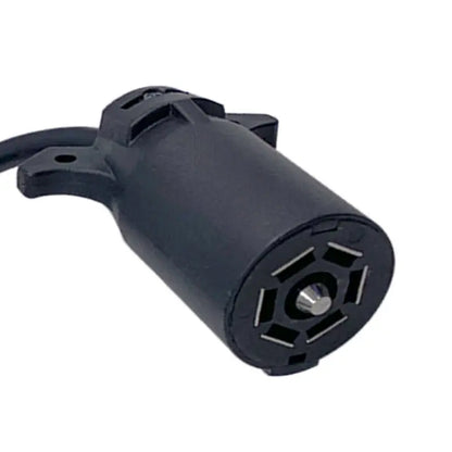 Trailer Light Connector USA To EU 7-Way Blade Socket Plug Adapter Vehicle Linker Trailer Connector Towbar Towing Plug Adapter