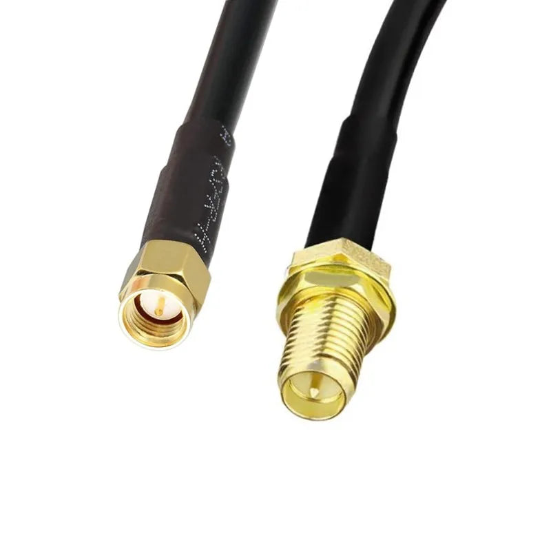 SMA Male to SMA Male RG58 Coaxial Cable 1M 3M 5M 10M 20M SMA Plug 3G 4G WiFi Antenna Extension Cable Connector Adapter Pigtail