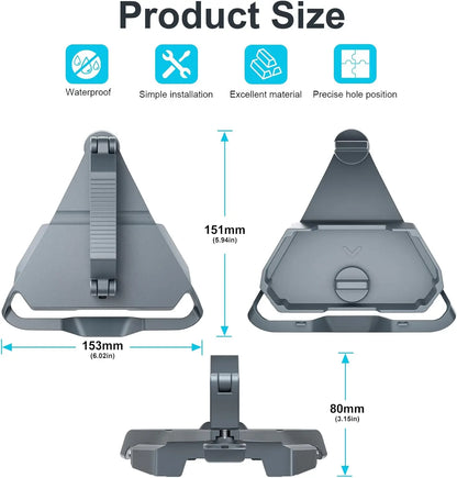 Starlink Mini V4 Adjustable Aluminum Roof Pole Mount for RV and Vehicle