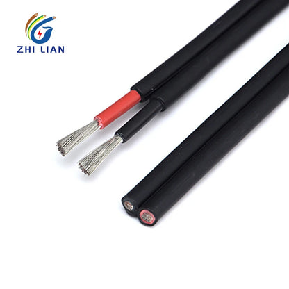 TUV CE PV1-F Solar PV Cable 2.5/6/10mm²  DC Tinned Copper XLPO Insulated Waterproof UV Resistant PV Wire for Solar Panel System