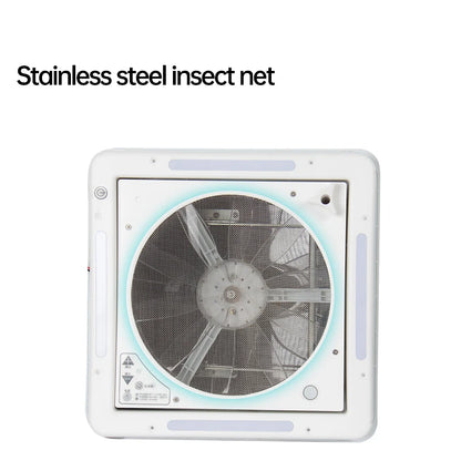 RV Roof Ventilation Fan, 12V Manual Control with LED, Camper Exhaust Vent
