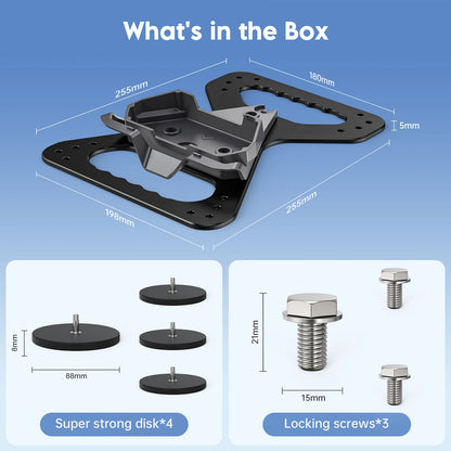 Starlink Mini Magnetic Roof Mount. 320 lb Heavy Duty for Truck, RV, and Boat