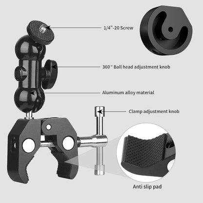 Star Star Union Exclusive Mini RV Bracket Strong Crab Clamp Universal Adjustable Camera Accessory Bracket Fixed