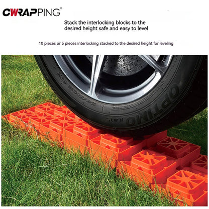 Heavy Duty RV Leveling Blocks. 1, 5, or 6 Piece