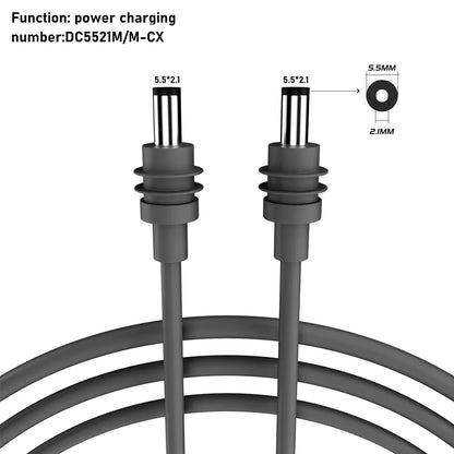 For Starlink Mini Power Charging Cable Replacement Power for Starlink Mini 2/5/10M Power DC Male to DC Male Waterproof Cord