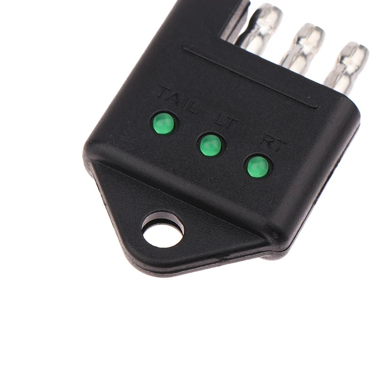 1PC Car Accessories 4 Pin Trailer Light Wire Circuit Tester 4 Way Trailer Tester Connector Trailer Wiring Tester