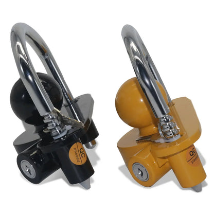 Trailer Coupler Lock. Key and Password Type Stainless Steel Anti-Theft