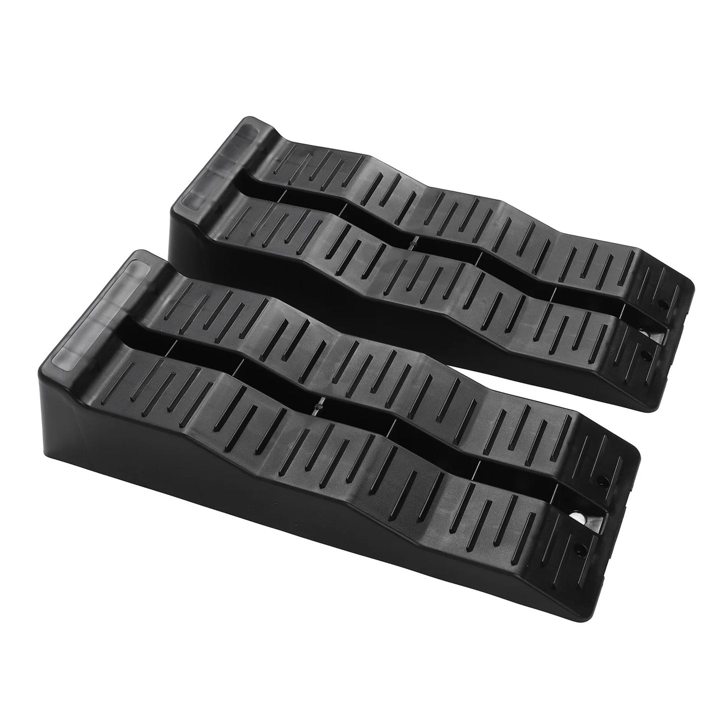 RV Leveling Ramps 11000LBS Load Capacity RV Leveler Wheel Chock for Travel Trailer Campers Truck RV Stabilizer Leveling Ramps