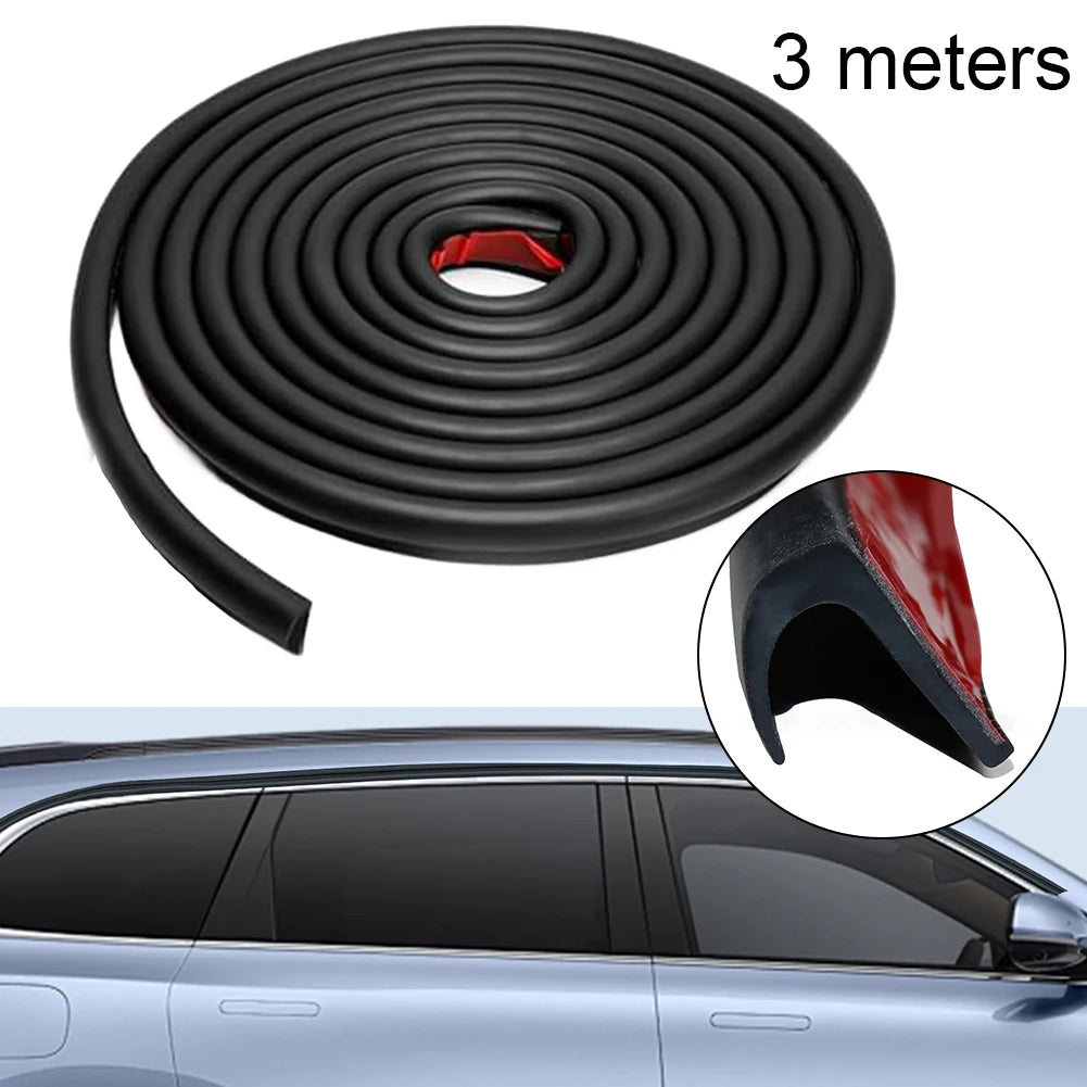 3Meter Sealing Strip RV Rain Gutter Caravan Car Camper For Vans Cars RVs Gutter Rain Guard Drip Stop Rv Camper Accessories