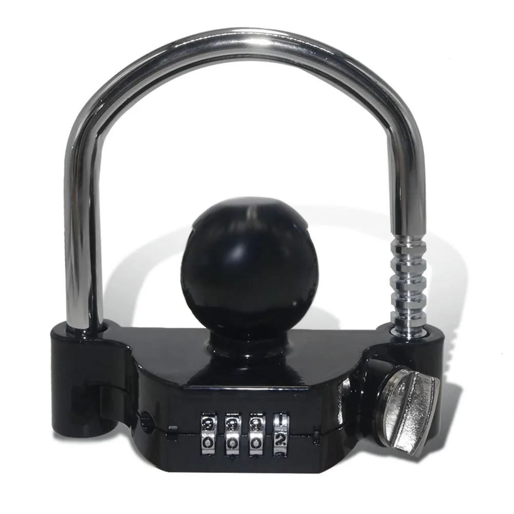 Password type trailer lock Key type trailer lock Stainless steel house anti-theft lock Flower basket type car lock Trailer hook