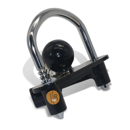 Trailer Coupler Lock. Key and Password Type Stainless Steel Anti-Theft