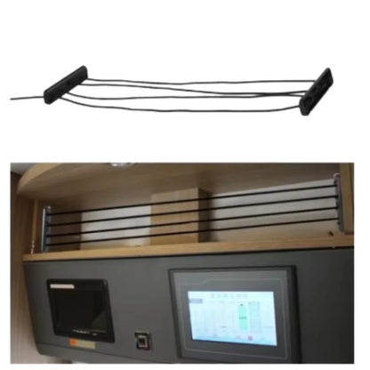 RV Cabinet Cargo Net Organizer, Elastic Mesh Pocket for Camper and Trailer