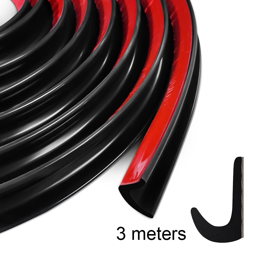 3Meter Sealing Strip RV Rain Gutter Caravan Car Camper For Vans Cars RVs Gutter Rain Guard Drip Stop Rv Camper Accessories