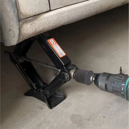 Trailer Jack Drill Adapter Trailer Jack Electric Drill Adapter Easy-Install Steel Attachment For Boat RV Leveling Roadside