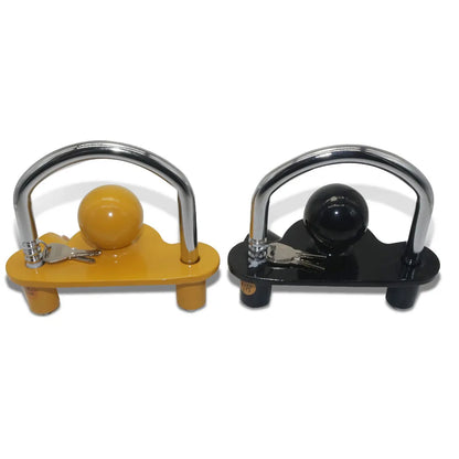 Trailer Coupler Lock. Key and Password Type Stainless Steel Anti-Theft
