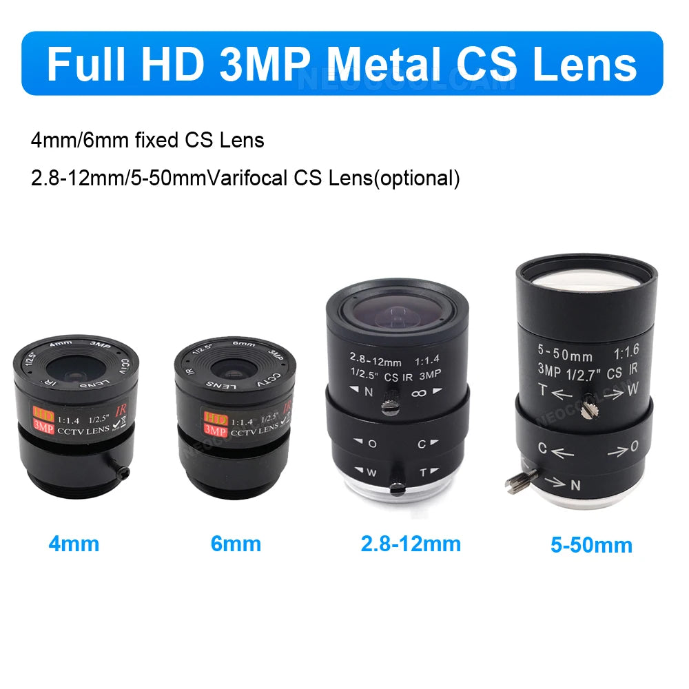 HD 2K Webcam 30fps High Speed UVC OTG 4MP USB Camera With 2.8-12mm Varifocal CS Lens Plug And Play For Youtube Live Broadcast