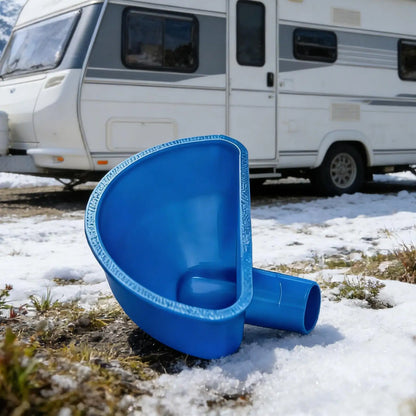 RV Water Funnel 3D Printed Anti-Spill Wide Mouth Trailer Water Inlet Funnel Camper Accessories for Travel Camping Road Trip