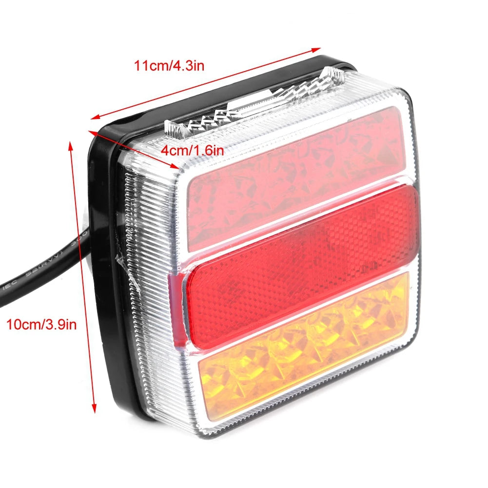 1 Pair 12V Magnetic LED Safety Light Indicator Taillights for Trailer Truck Car Taillights for Trailer Truck  Taillights