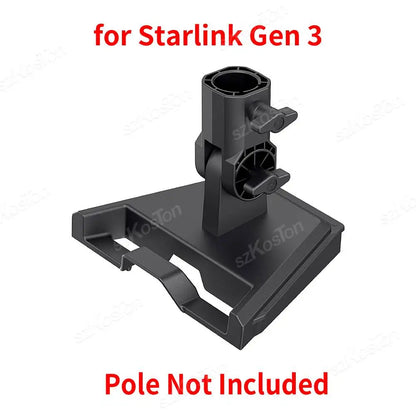 Pole Mount Adapter for Starlink Gen 3. 360 Degree Rotatable Tool-Free Install