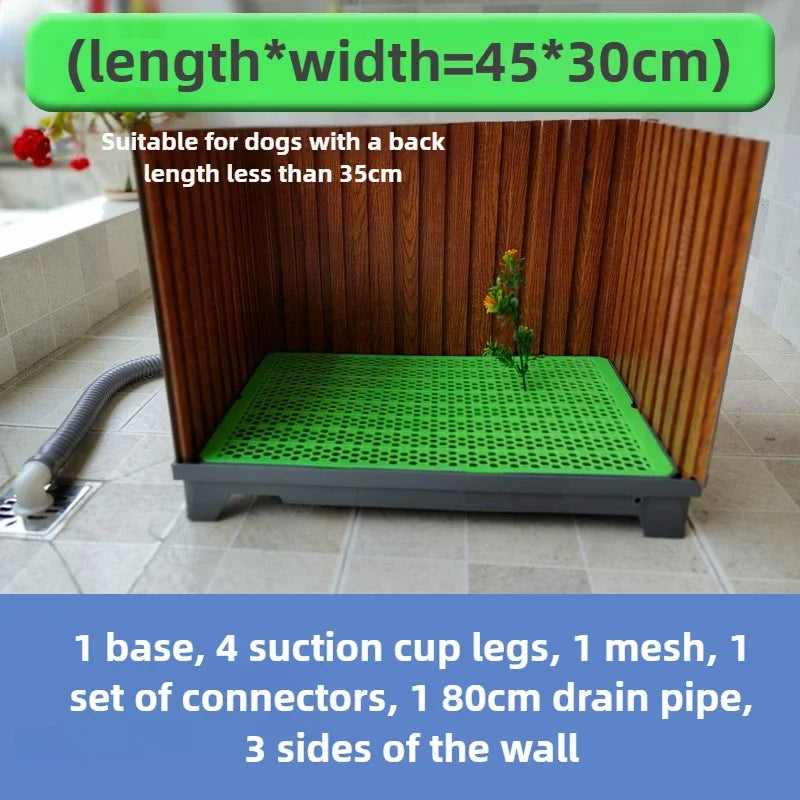 Dog Toilet Flushing Direct Drainage Sewer Sturdy and Durable Indoor Toilet Training for Dogs Easy Clean Pet Products Supplies
