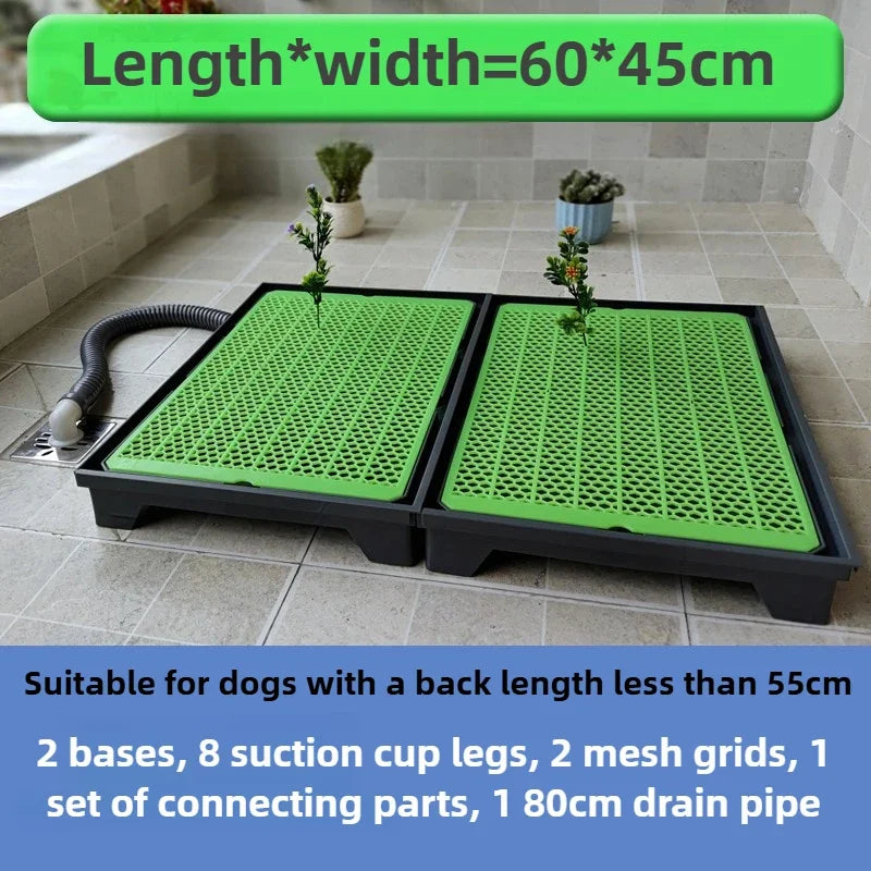 Dog Toilet Flushing Direct Drainage Sewer Sturdy and Durable Indoor Toilet Training for Dogs Easy Clean Pet Products Supplies