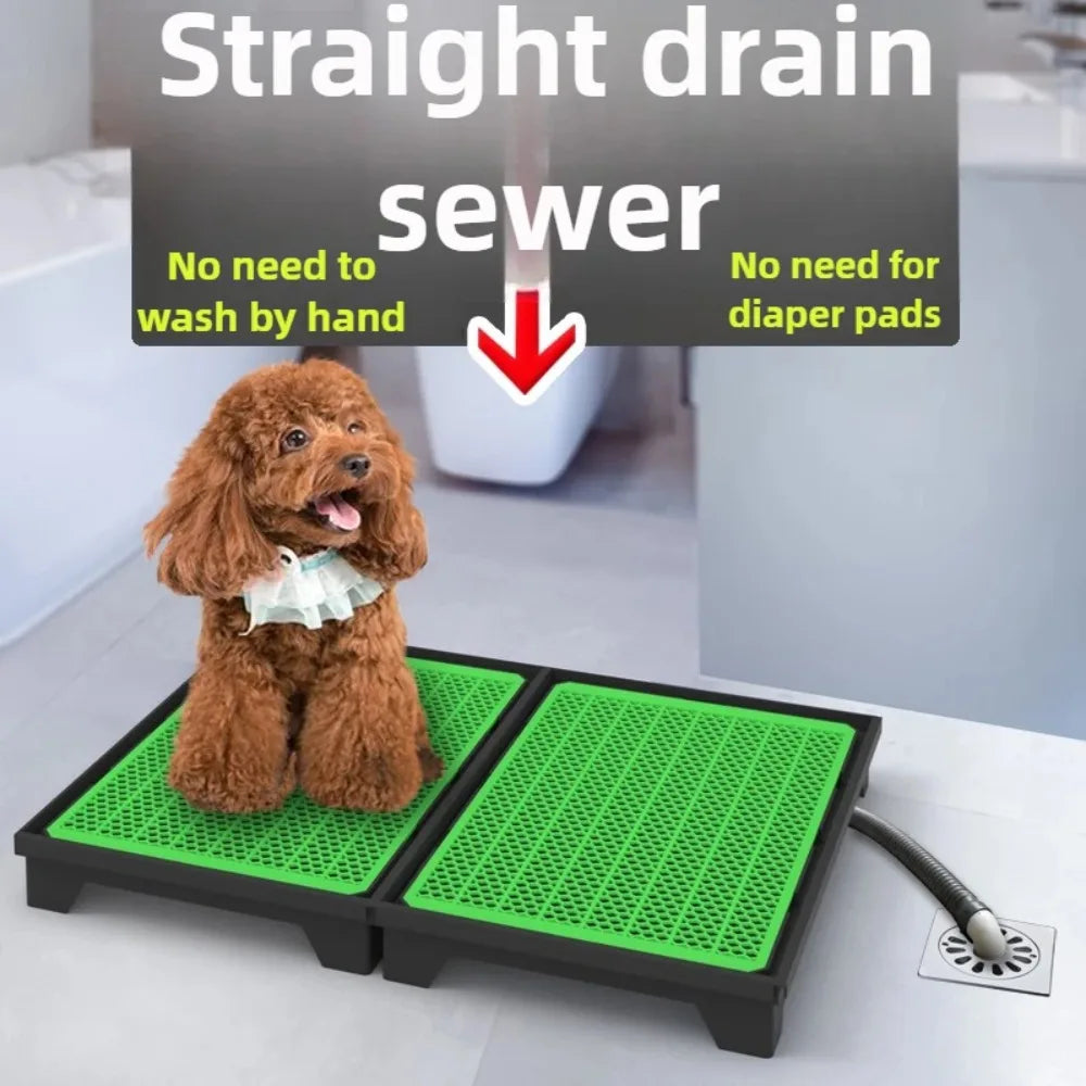 Dog Toilet Flushing Direct Drainage Sewer Sturdy and Durable Indoor Toilet Training for Dogs Easy Clean Pet Products Supplies